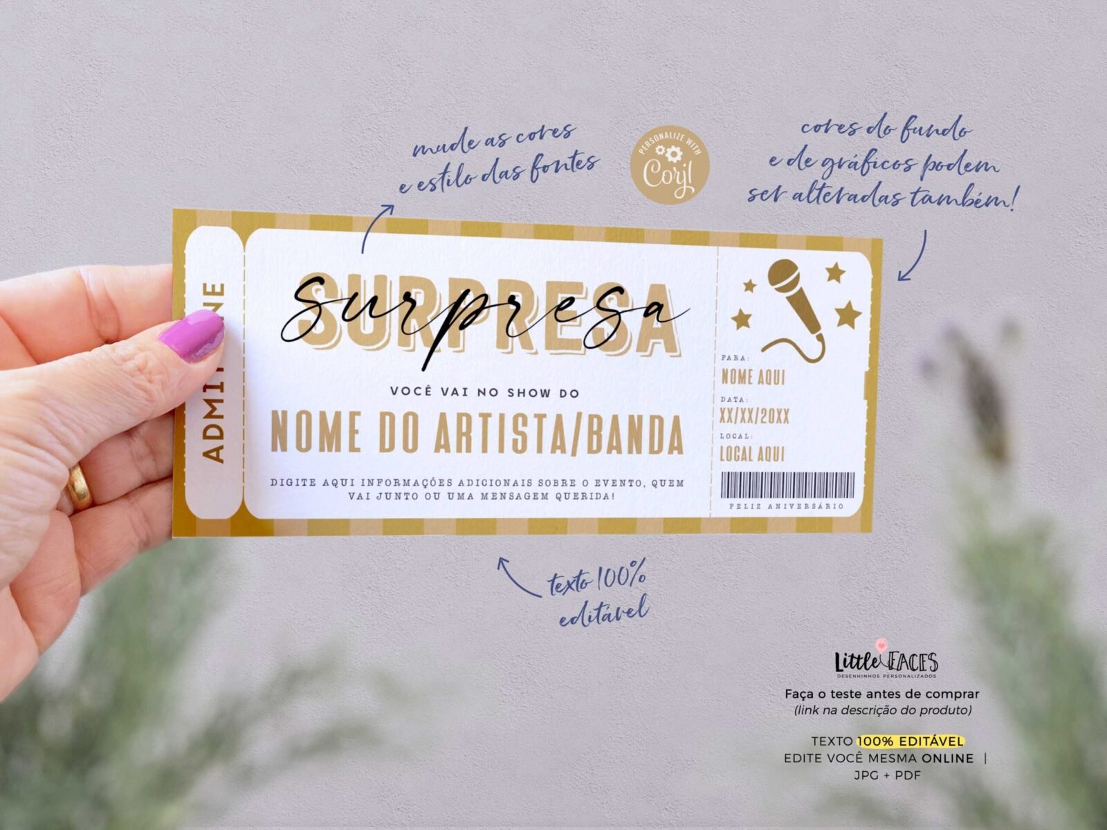 Voucher Vale Presente Entrada Show Surpresa - Image 2