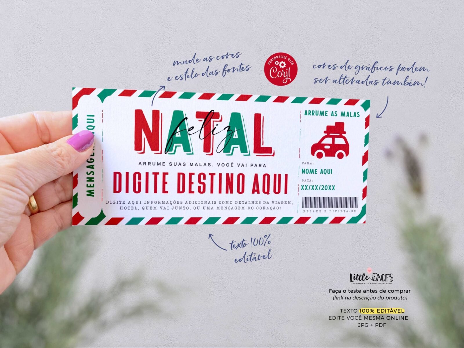 Voucher Vale Presente Natal Viagem Surpresa - Image 2