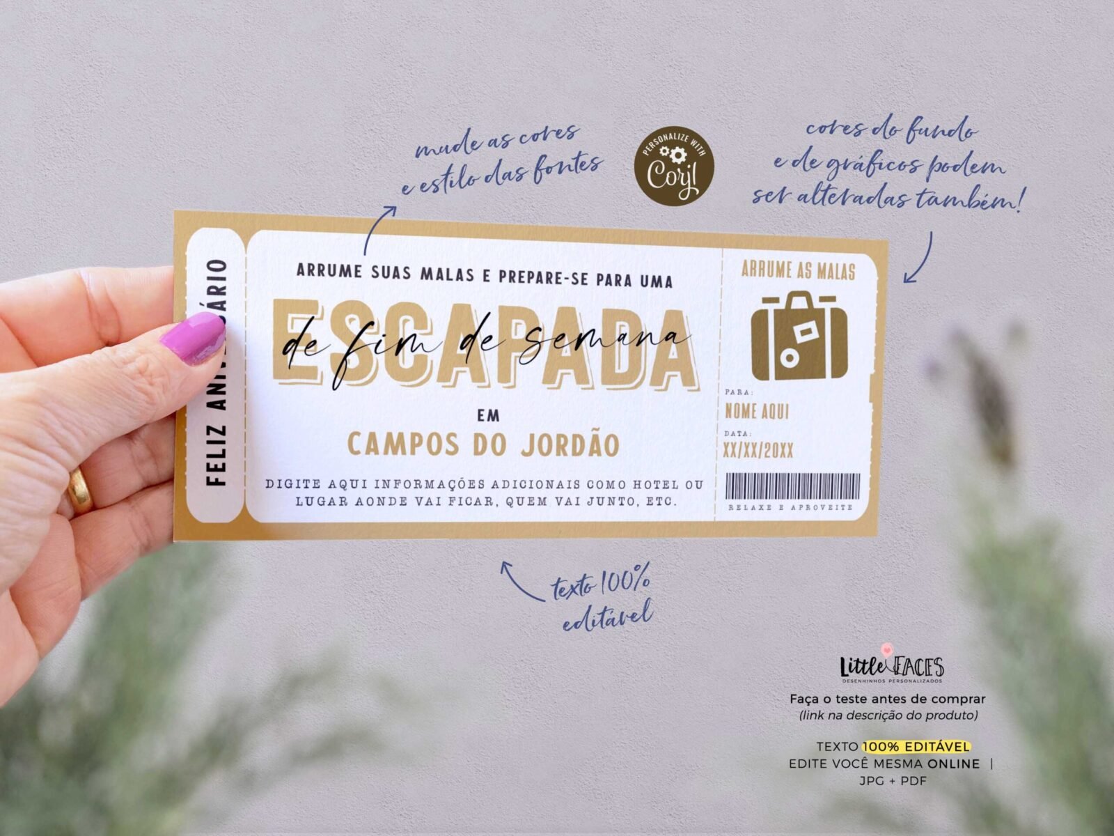 Voucher Vale Presente Viagem Fim De Semana Surpresa - Image 2