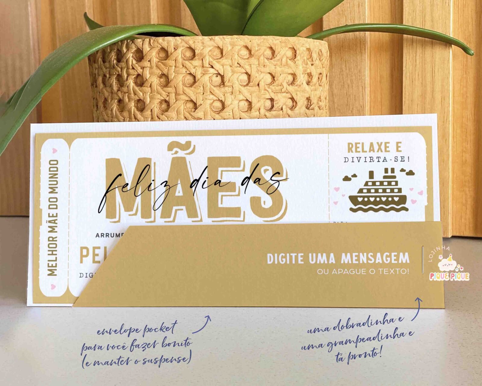 Voucher Vale Presente de Dia das Mães Cruzeiro Surpresa