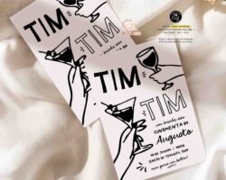 Convite Aniversário Tim Tim