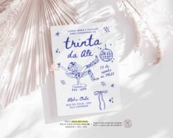 352-2-1 convite aniversario cinquenta quarenta trinta anos