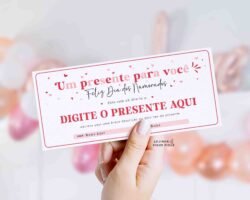 Vale presente surpresa de dia dos namorados