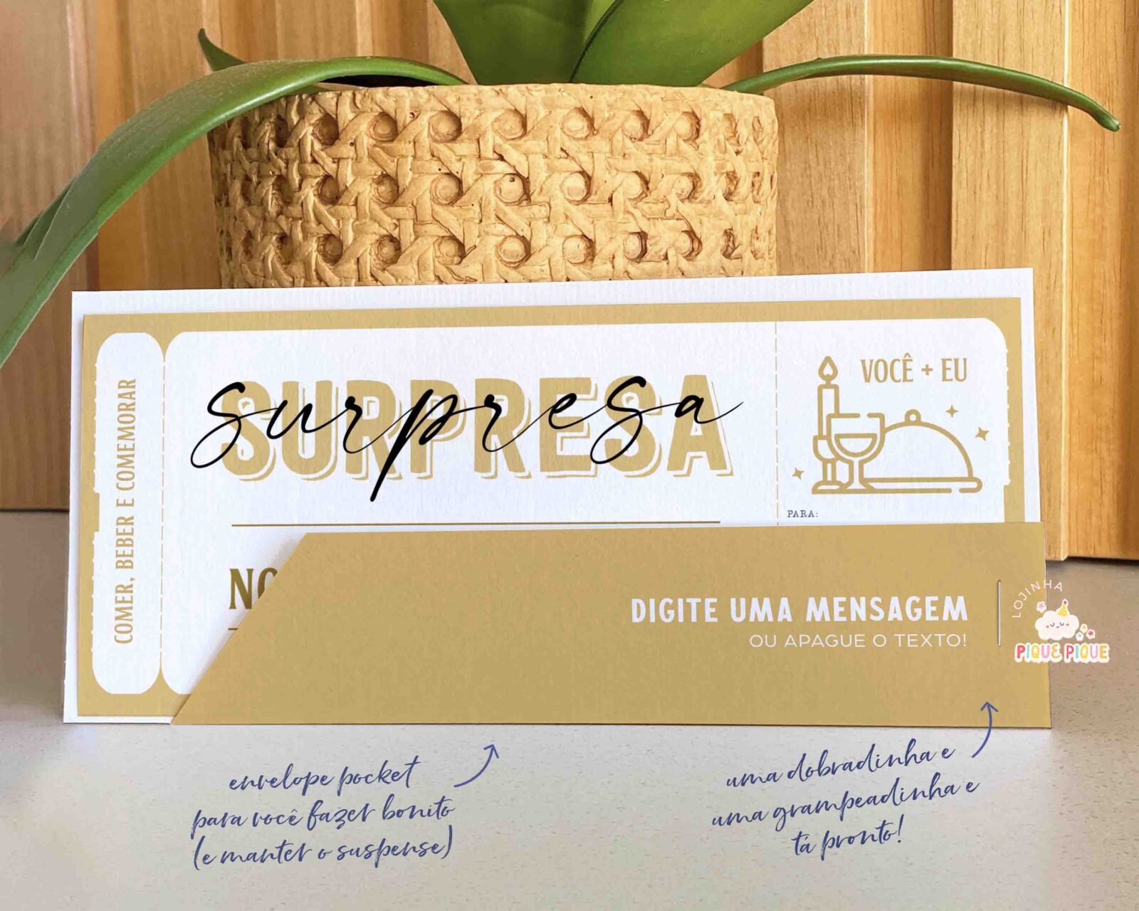 Voucher Presente Vale Jantar Surpresa - Imagem 3