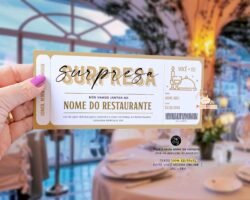 Voucher Presente Vale Jantar Surpresa